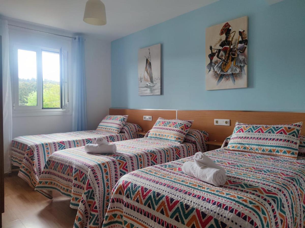 Apartamentos Turisticos Lemos O Pedrouzo Exteriör bild